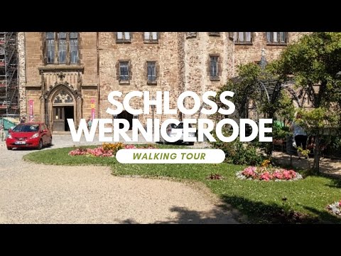 Das Schloß Wernigerode und der Lustgarten