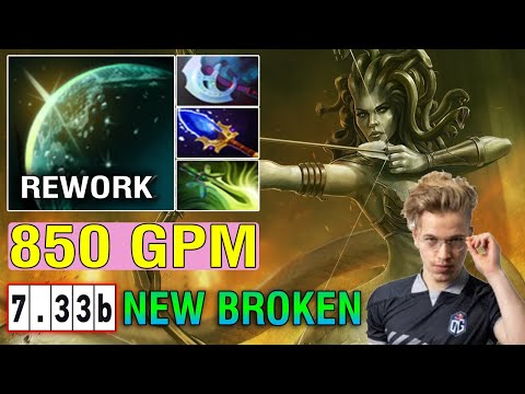 PATCH 7.33b - New Broken Hero Mid [Medusa ] TOPSON Hack Farm Gameplay - Dota 2 Full Match Gameplay
