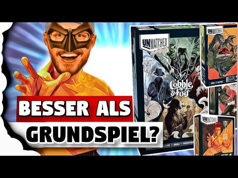 UNMATCHED sind die Erweiterungen ein Pflichtkauf? Cobble and Fog, Jurassic Park... | BrettMan Review