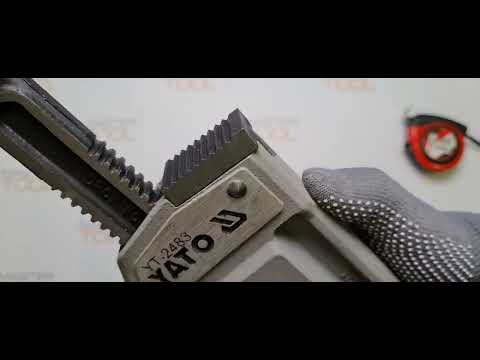 Ключ трубний YATO 450 мм, max ? 63 мм, алюмінієвий [2/10]