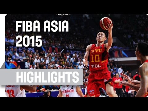 Lebanon v China - Group F - Game Highlights - 2015 FIBA Asia Championship