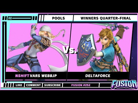 Fusion #252 - Winners Quarter-Final - NShift | Vars WebbJP (Sheik) VS Deltaforce (Link) - SSBU