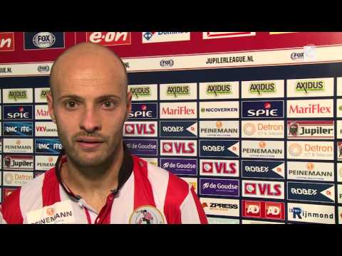 Steef Nieuwendaal na afloop van Sparta - Jong Ajax