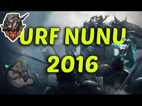URF Nunu 2016 Insane Burst!