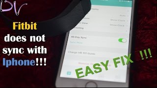How to fix Fitbit syncing problem " All day sync " in less than 2 min