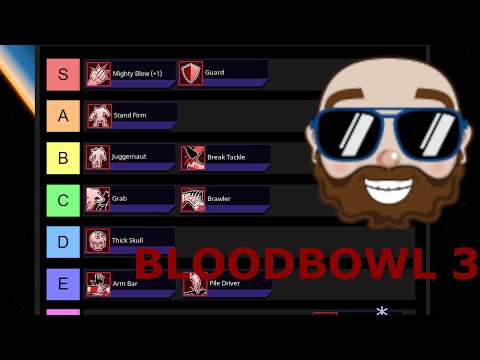 TIER LIST TUESDAY: BLOODBOWL 3 STRENGTH SKILLS