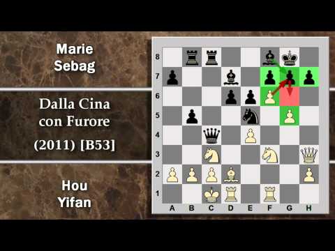 Partite Commentate di Scacchi 80 - Hou Yifan vs Marie Sebag - Dalla Cina con Furore - 2011 [B53]