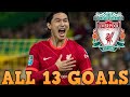 Takumi Minamino - All 13 Goals for Liverpool so far - 2020-2022