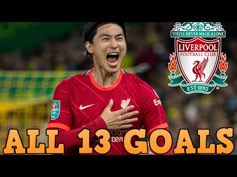 Takumi Minamino - All 13 Goals for Liverpool so far - 2020-2022