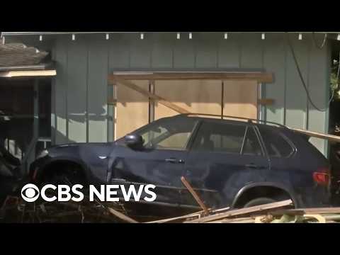 Hurricane Lowell threw "trees through the cars" in Hawaii, man says
