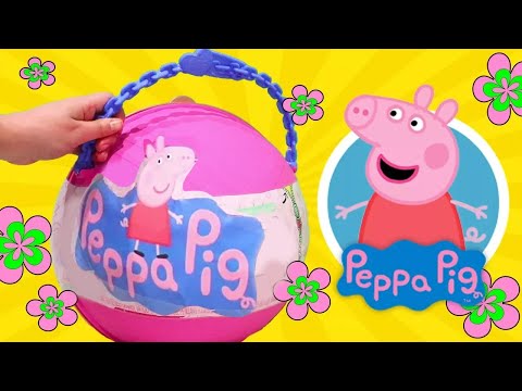 PEPPA PIG Mystery Ball Fun for Kids | Sniffycat Video