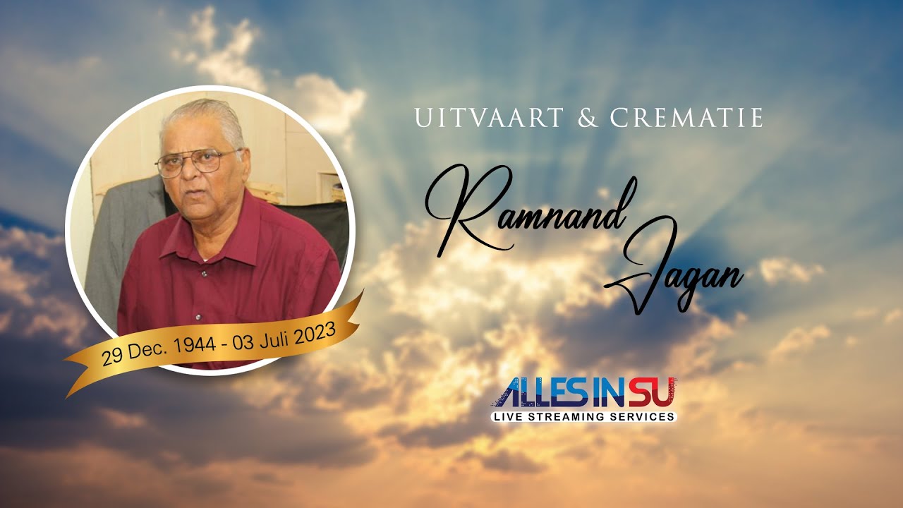 Live Streaming Uitvaart & Crematie: Ramnand Jagan