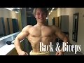BACK & BICEPS WORKOUT - 20 y.o Natural Bodybuilder