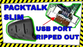 PackTalk Slim Ripped USB. Not Charging No Connection