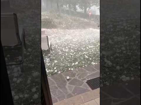 Granizo surpreende moradores e danifica mais de mil casas no Rio Grande do Sul