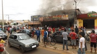 preview picture of video 'Incêndio em Frutaria de Presidente Dutra - MA.'