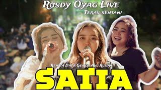 Download lagu SATIA ( KOPLO BAJIDOR VERSION ) - AYU RUSDY DHEA GEMOII RENYTA | RUSDY OYAG LIVE TERAS SENTANI mp3