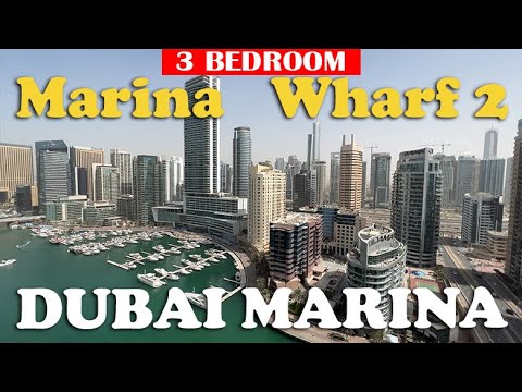 Inside 3 bedroom apartment in Marina Wharf 2 Tower Dubai Marina