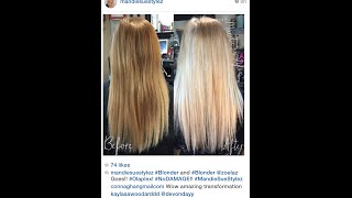 Strawberry Blonde Goes Blonder|Olaplex| Color Tutorial| Beautiful