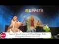 Kermit Miss Piggy Chat MUPPETS MOST WANTED With AMC
