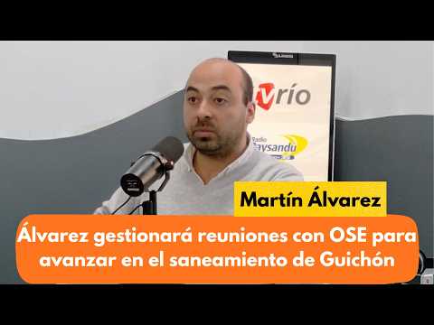 Álvarez gestionará reuniones con OSE para avanzar en el saneamiento de Guichón