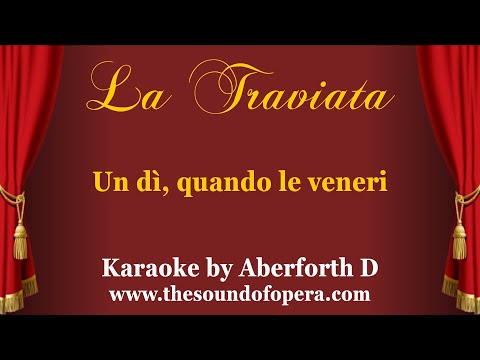 LA TRAVIATA KARAOKE 15 - Un dì, quando le veneri (Duet Violetta & Germont - Part 2) | Aberforth D