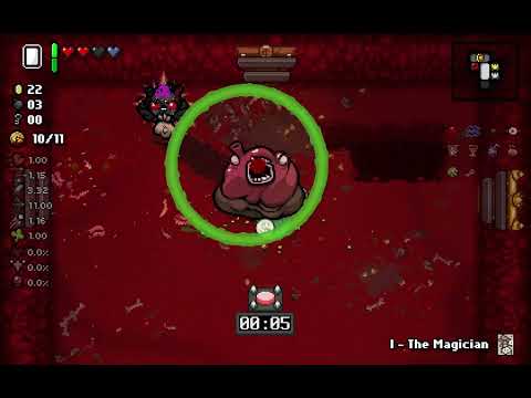 Daily TBOI Run #163 tainted Azazel, Greedier, (ultra greedier done hitless XD)