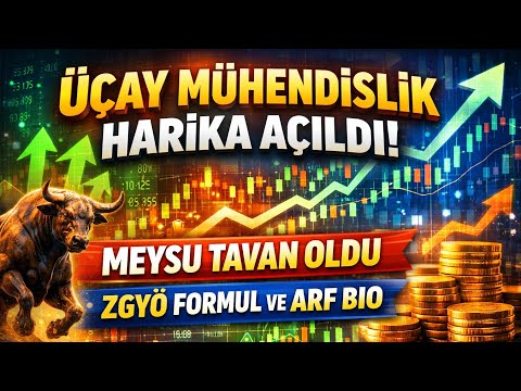 ÜÇAY MÜHENDİSLİK HARIKA AÇILIŞ🤩 MEYSU İNANILMAZ PERFORMANS TAVAN OLDU|FORMÜL ZGYO VE ARF BİO AÇILIŞ 
