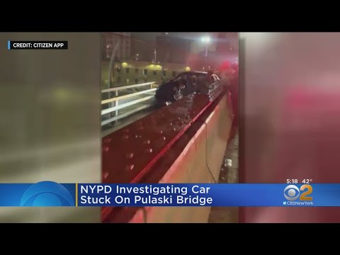 NYPD Investigating Car Stuck On Pulaski Bridge