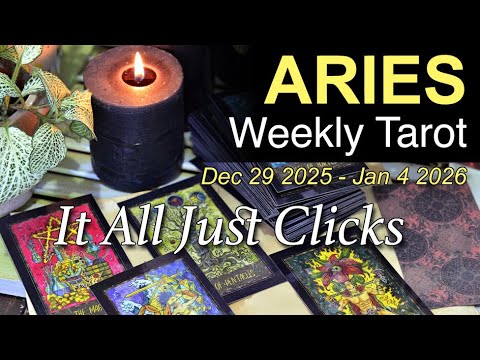 ARIES Weekly Tarot Reading 'IT ALL COMES TOGETHER!" Intuitive Spiritual Guidance | Dec 29 - Jan 4