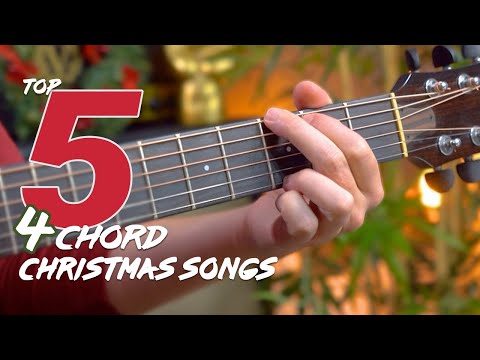 Top 5 Christmas Songs with JUST 4 CHORDS!