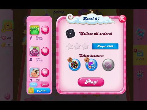 Candy Crush Saga Level 37