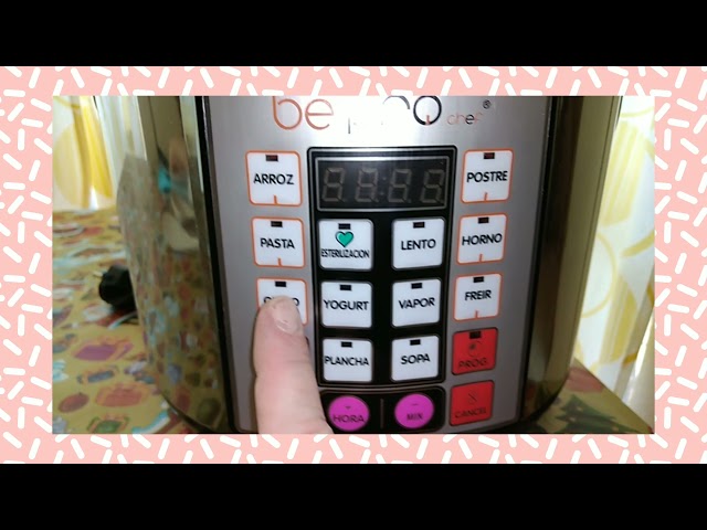 Vídeo relacionado con Be Pro Chef Robot Cocina Olla Programable 5L Multifunción 900W Temporizador 24H Recetario Antiadherente Acero Negro Cocina Automática Segura Fácil de Usar Ideal para Uso Diario Sin Presión 100 recetas