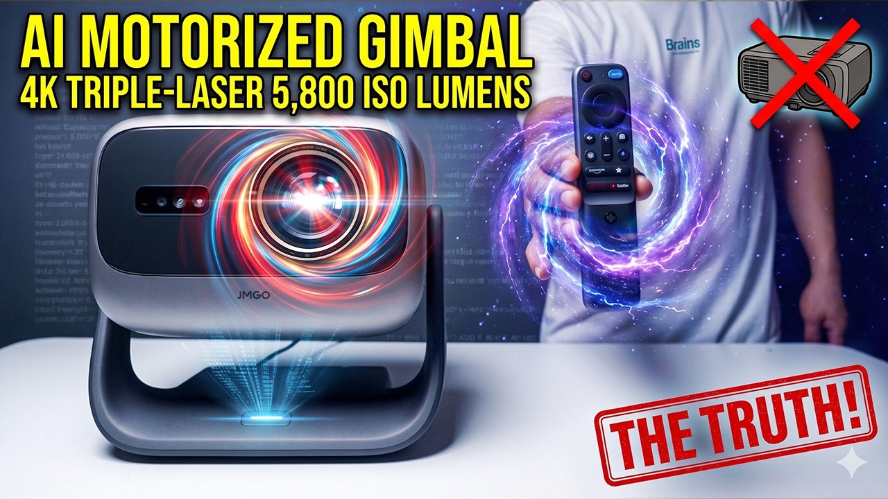 A Projector That MOVES Itself? The JMGO N3 Ultimate is Genius!