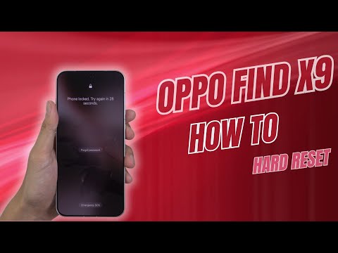 How to Hard Reset OPPO Find X9 | Wipe Data & Factory Reset