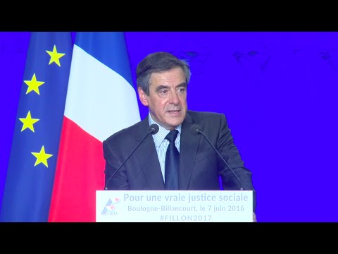 Discours de François Fillon pour une vraie justice sociale