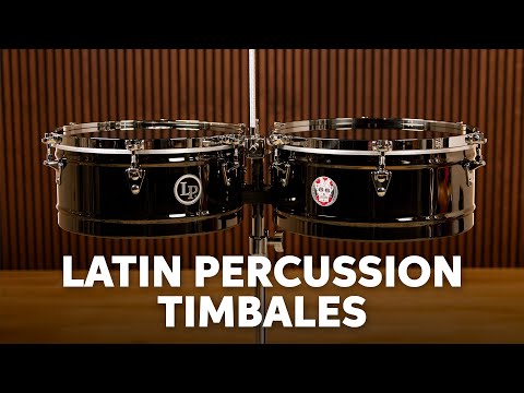 Latin Percussion Karl Perazzo Timbales - Bronze with Antique Gold