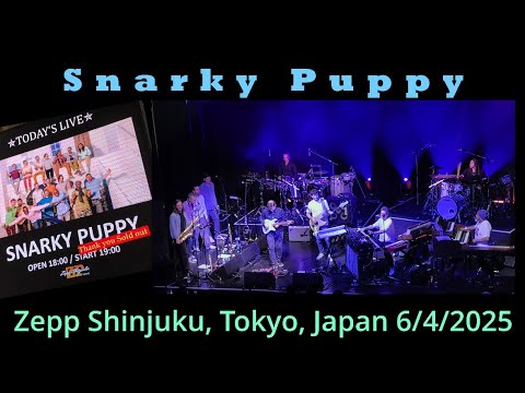 Snarky Puppy @ Zepp Shinjuku, Tokyo, Japan 6/4/2025 (Full Live Concert)
