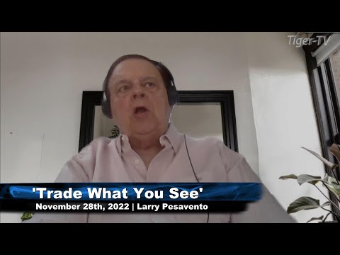 November 28th, Trade What You See with Larry Pesavento  on TFNN - 2022