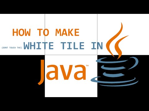 Programming Dont Touch The White Tile In Java Full Tutorial