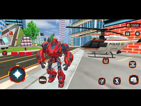 Cliff Hanger Mission Grand Robot Car Transform 3D Battle - Android Gameplay