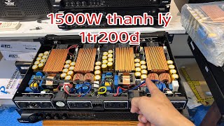 Thanh lý công suất 1500w giá rẻ 1tr200. Chỉ có 3 cái. Lh: 094.797.8866