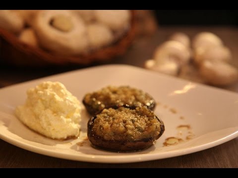 Šampinjoni portabella iz pećnice s nadjevom od sira - Fini Recepti by Crochef