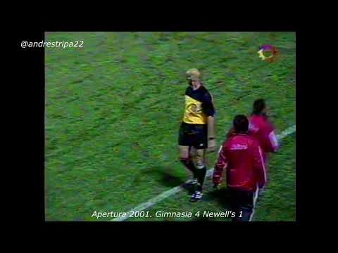 Apertura 2001. 29/09/2001. Fecha 8. Gimnasia 4 Newell's 1. Bosque.