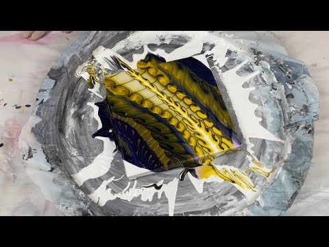 163. Sheleeart Australian Fluid Artist - Alice in Wonderland - The Blue Caterpillar