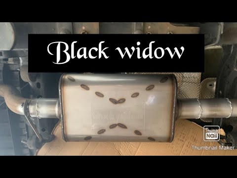 The best exhaust for Tacoma| Black Widow Muffler| Venom 2.5 center and center