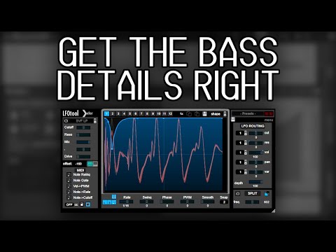 Get The Details Of Your Bass Right!!!
