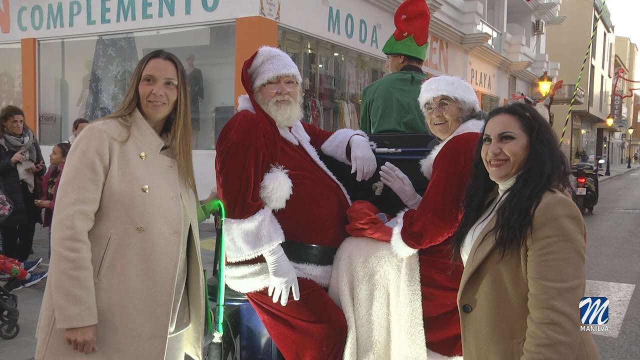 Emocionante visita de Papá Noel y Mamá Noel