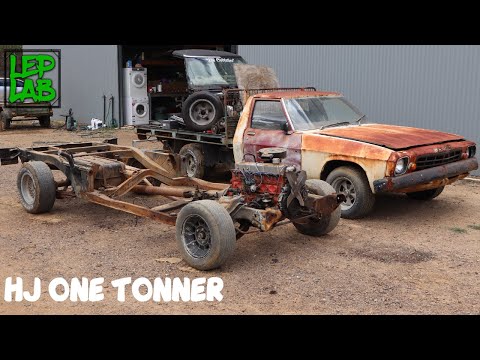 Holden HJ One Tonner Restoration, Part 1: Stripping to Bare Chassis