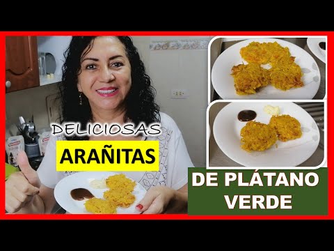 Como preparar ARAÑITAS DE PLATANO VERDE / how to make Arañitas with green plantain ⭕ ARTE LUNA